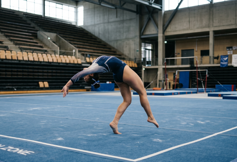 Photo femme gymnaste